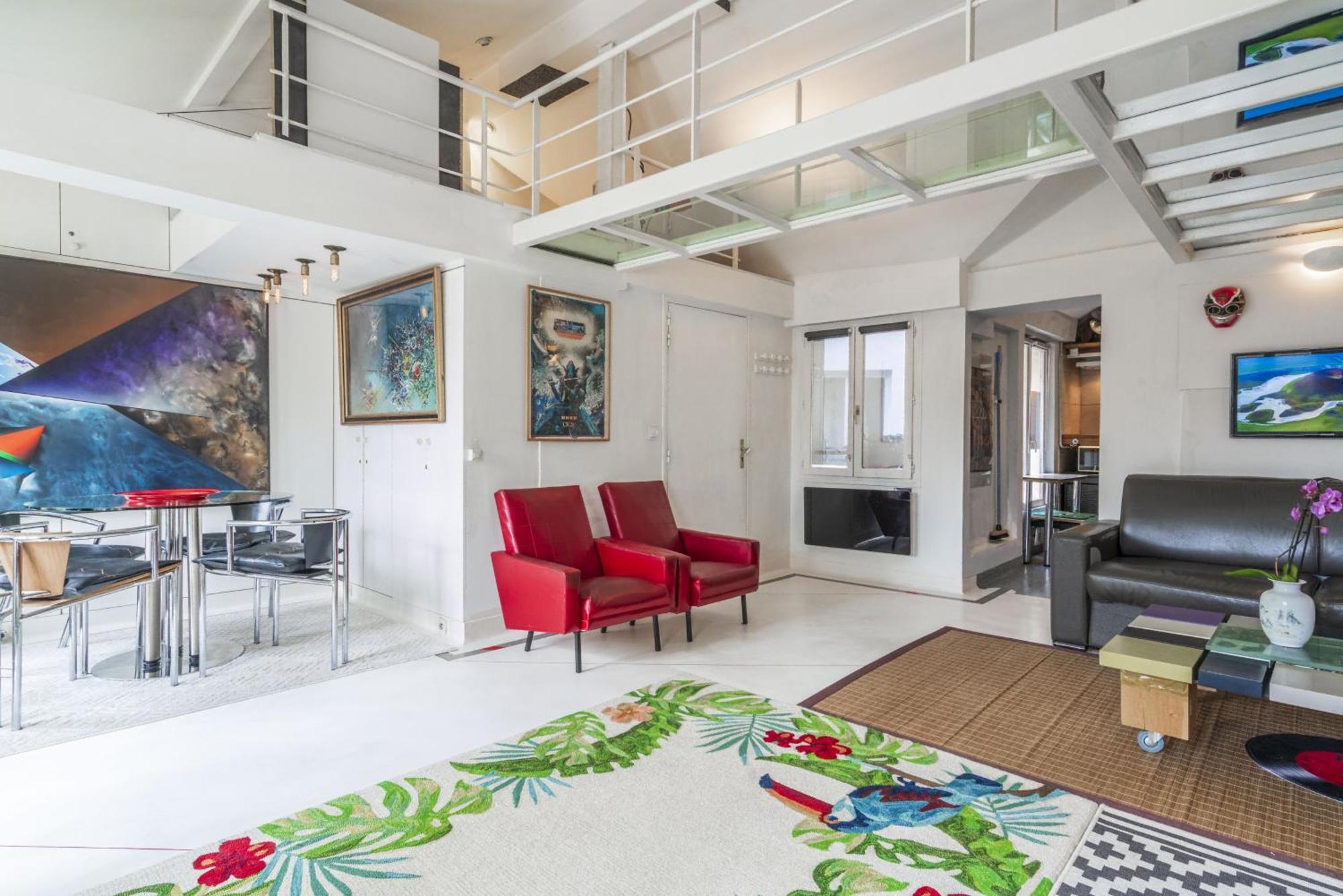 Ferienwohnung Loft Beaubourg - Marais Paris Exterior foto